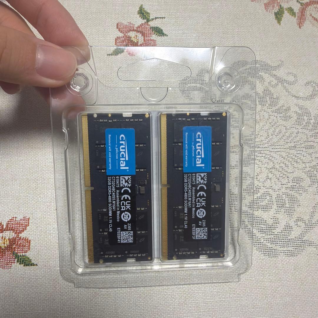 Crucial DDR5 64GBキット (32GB x 2)