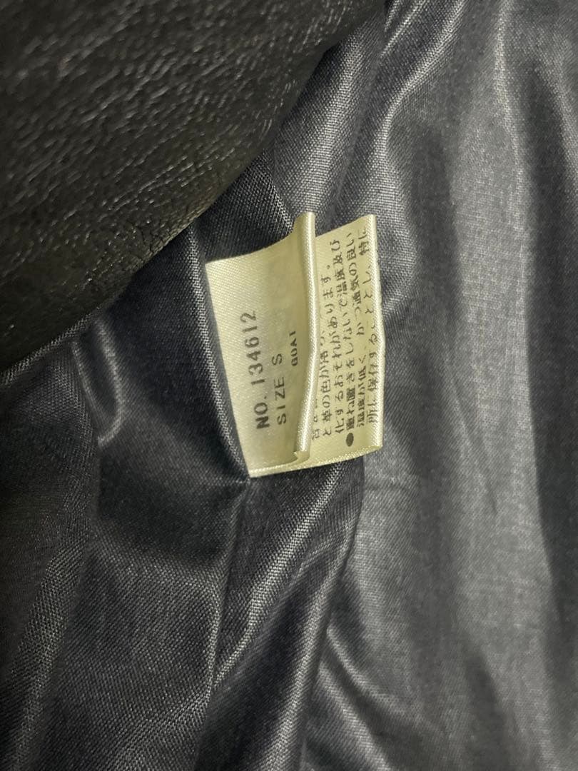 ヤスユキイシイ13万 yasuyuki ishii本革レザーライダースy2k