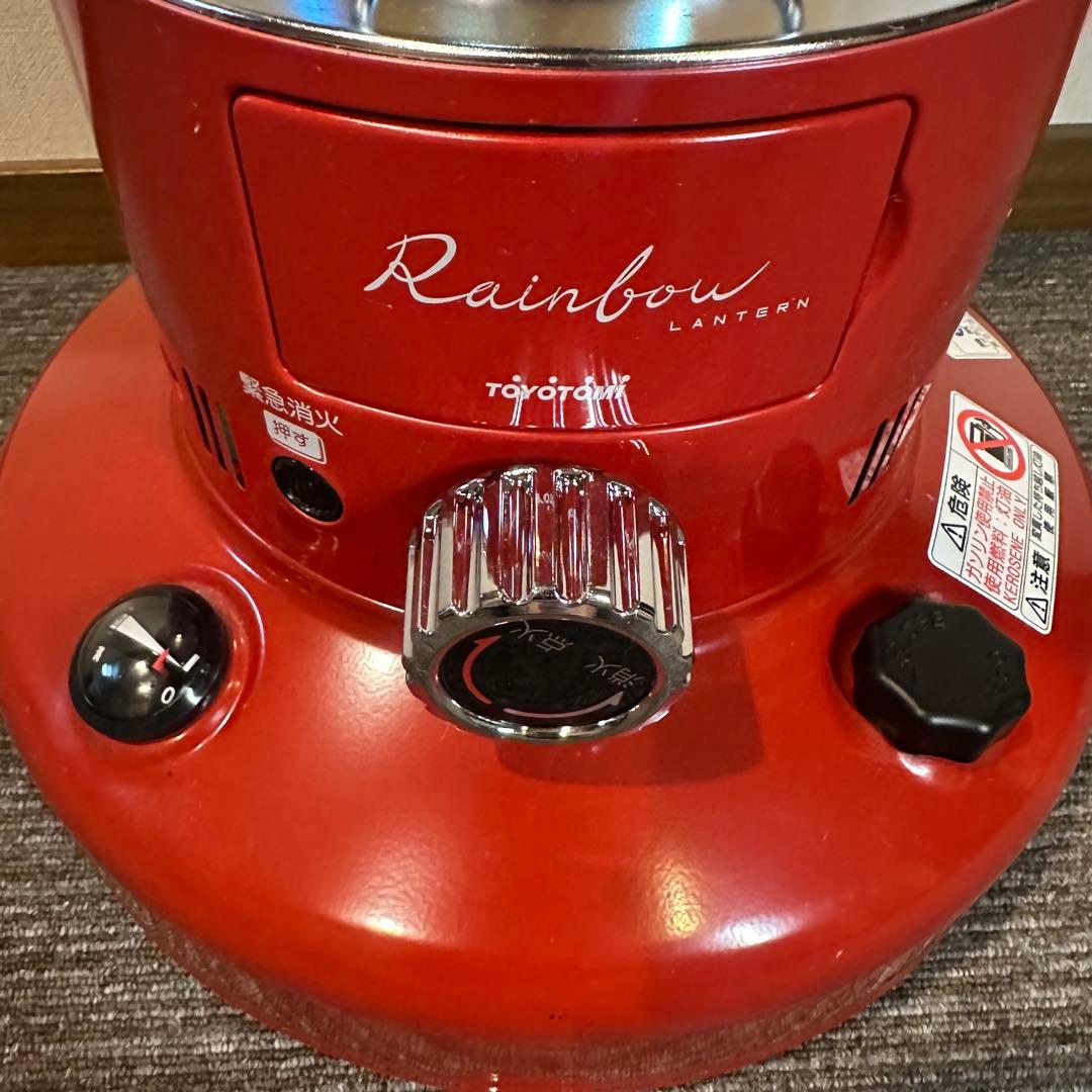 【美品】トヨトミ レインボーストーブ RL-250 レッド
