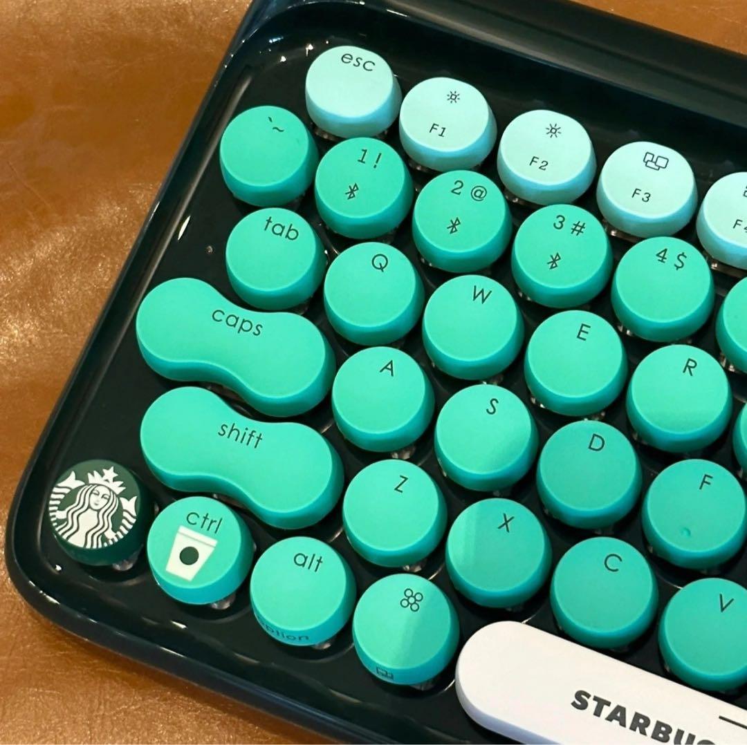 海外限定スターバックス x LOFREE メカニカルキーボード グリーン