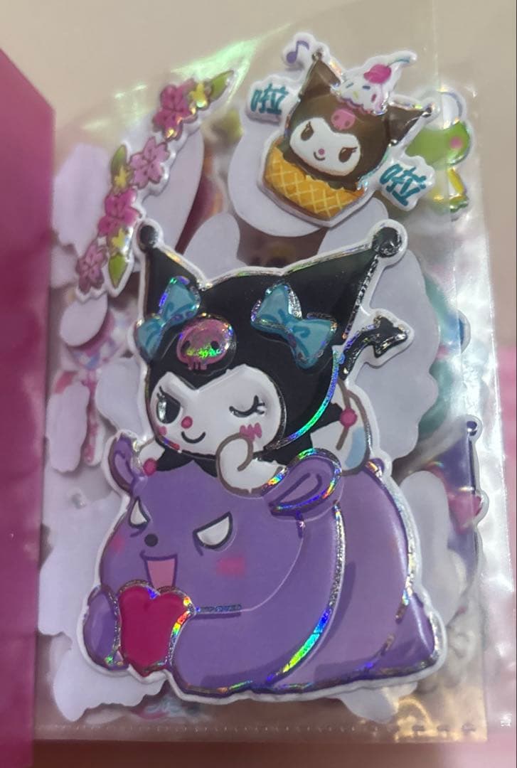 シール帳完成品　ポンポンドロップシール