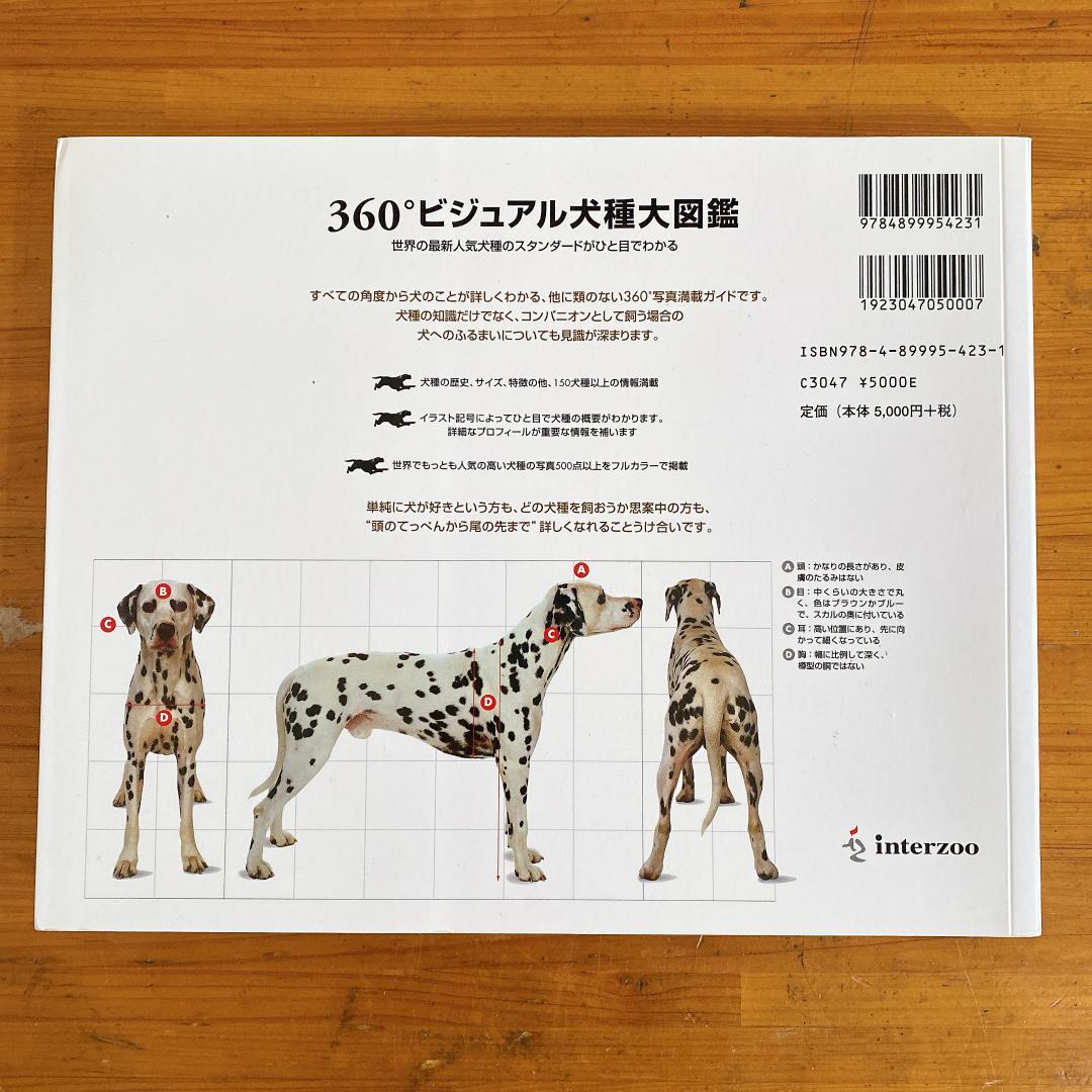 360°ビジュアル犬種大図鑑　世界の最新人気犬種のスタンダードがひと目でわかる