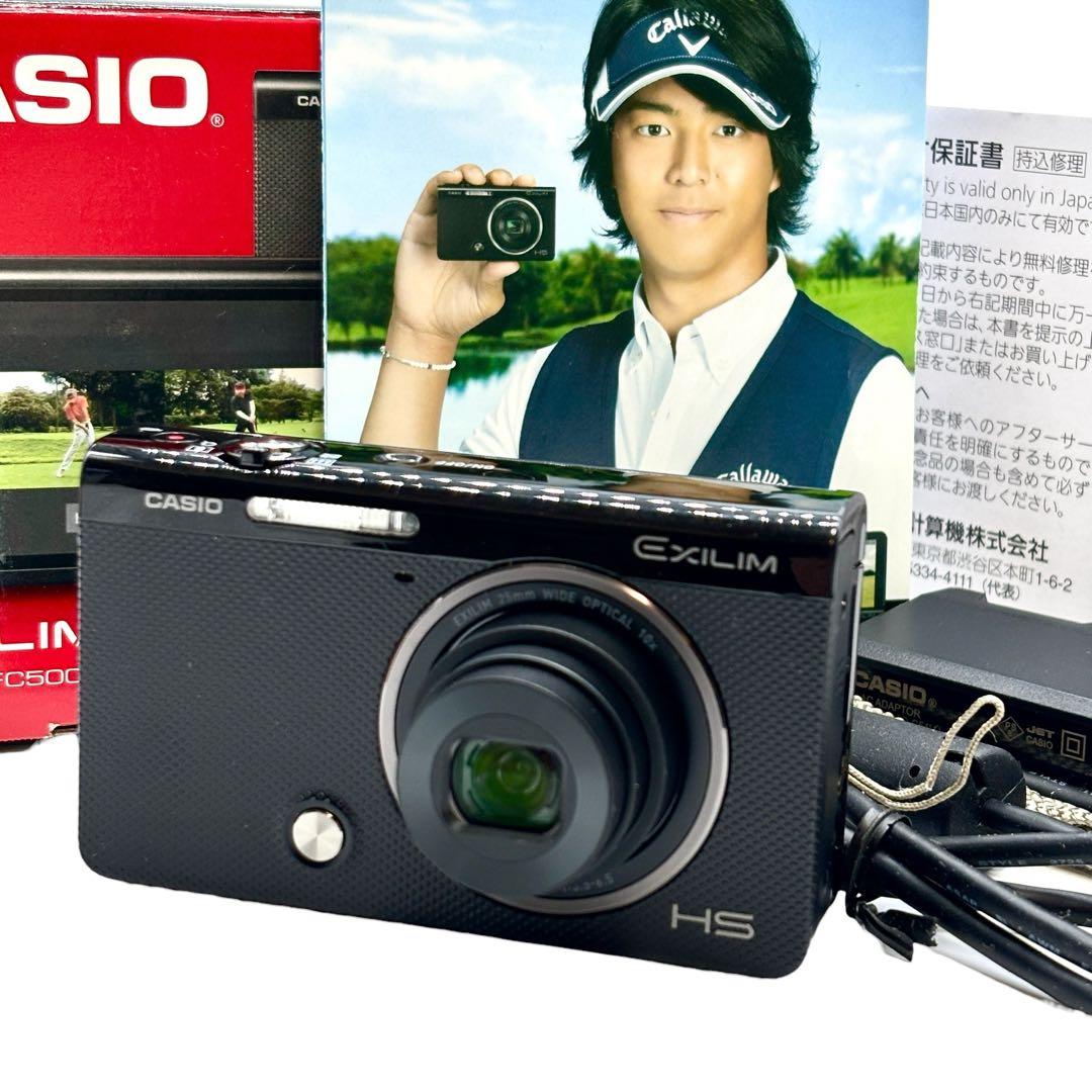 CASIO 石川遼 EXILIM EX-FC500S ゴルフモデル デジカメ