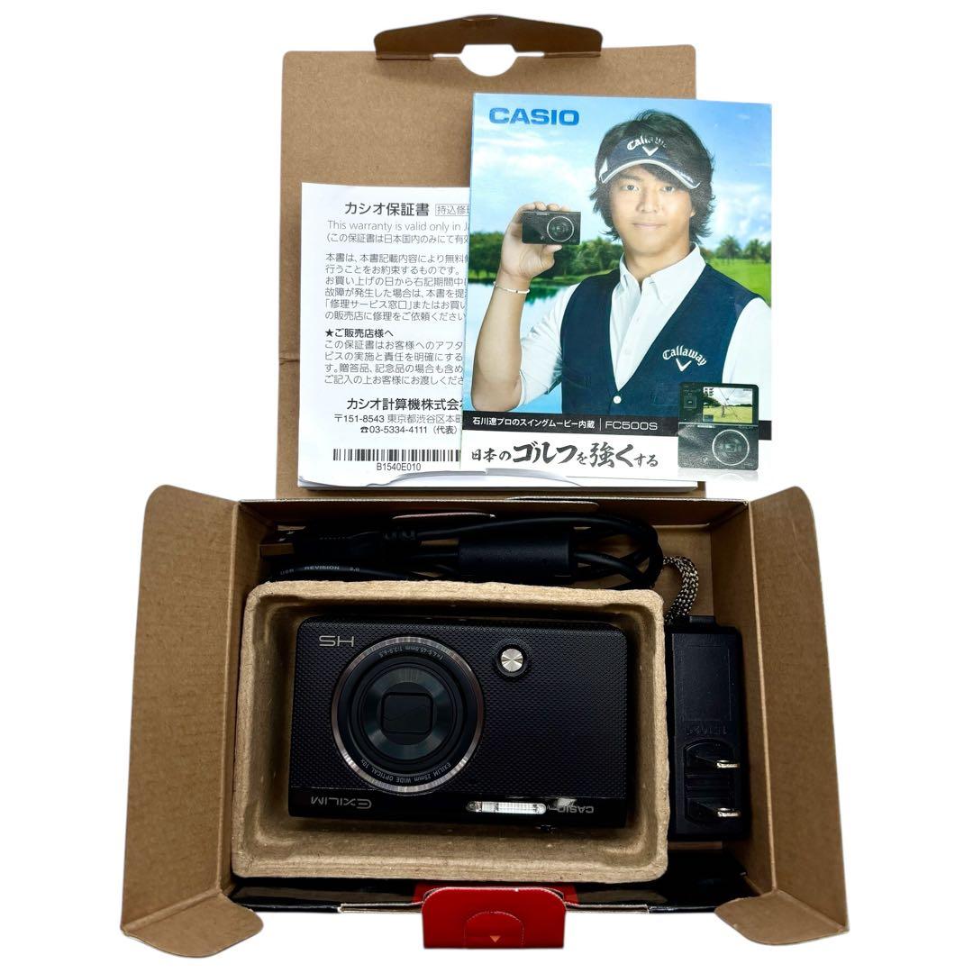 CASIO 石川遼 EXILIM EX-FC500S ゴルフモデル デジカメ