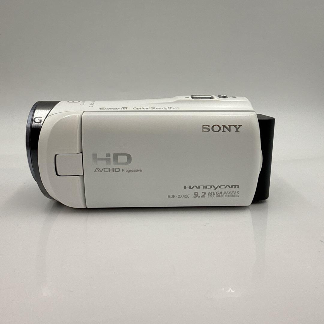 SONY HANDYCAM HDR-CX420 ビデオカメラ ホワイト