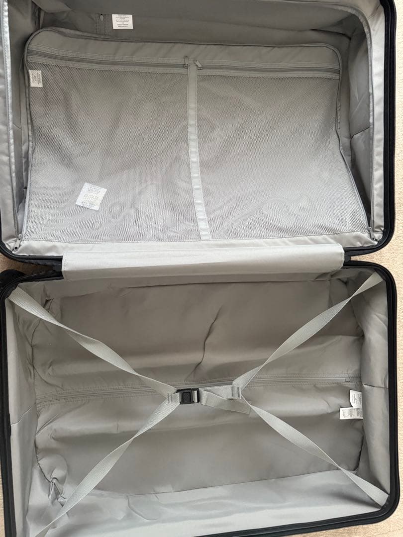 （一度のみ使用）無印良品スーツケース　75L