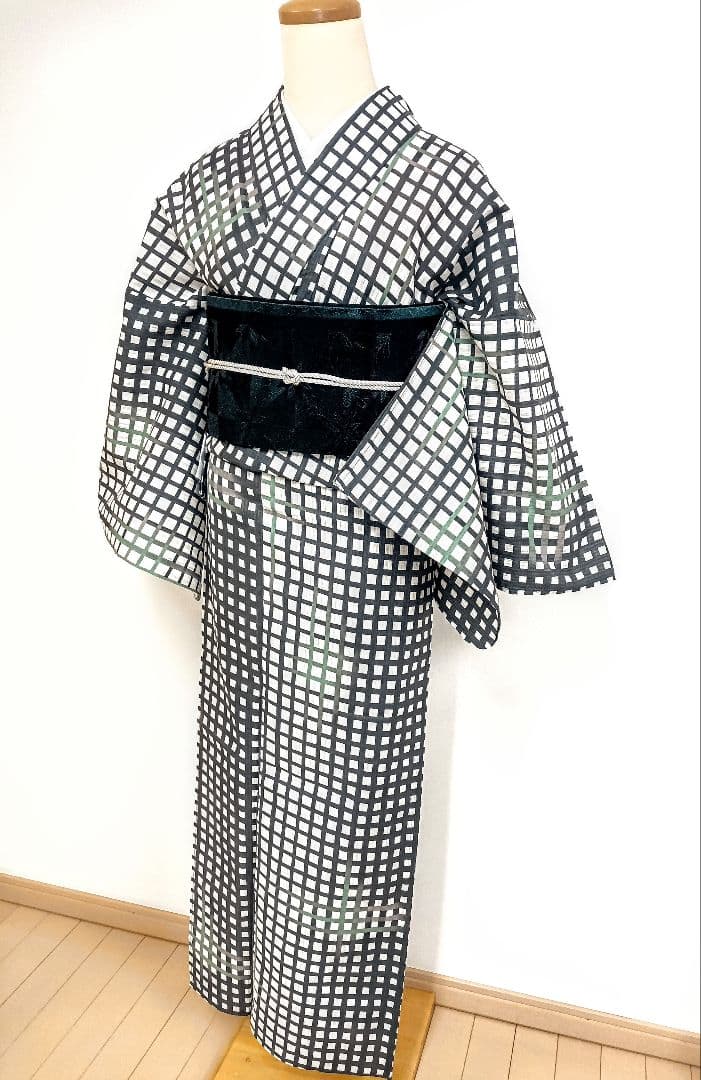 綿麻浴衣　トールサイズ　裄70cm