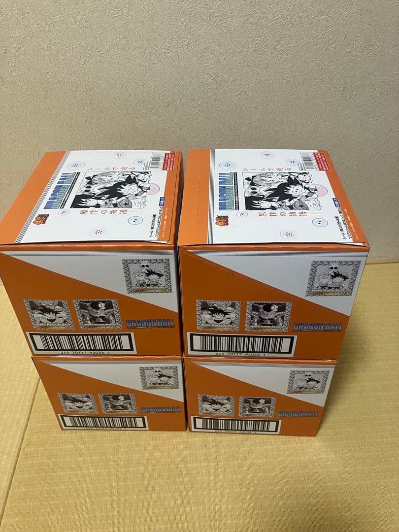 ドラゴンボール40周年記念 箱 シール　ウエハース