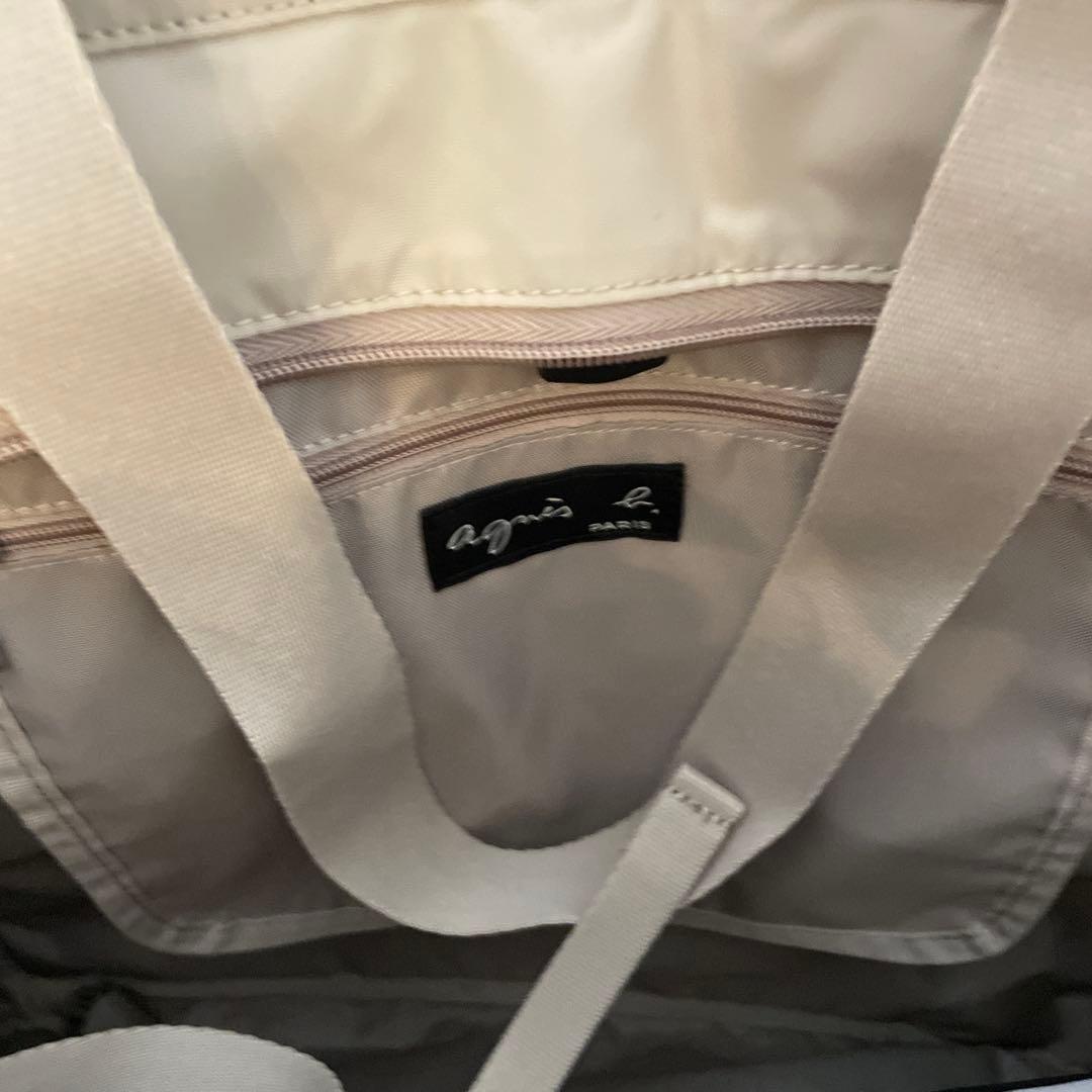 さな新品未使用 agnès b. ベージュ マザーズバッグ