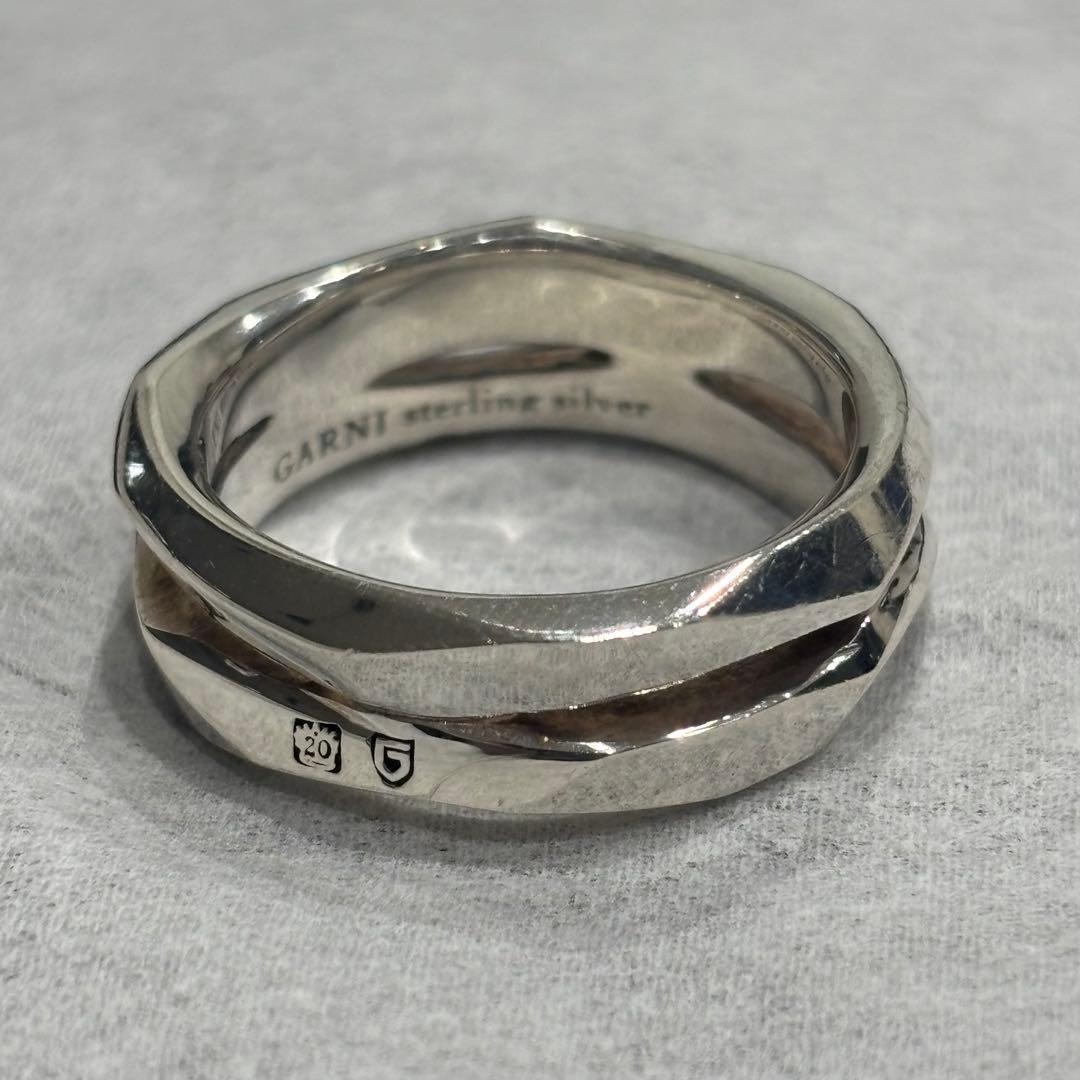 GARNI Crockery Double Ring 17号 リング 美品