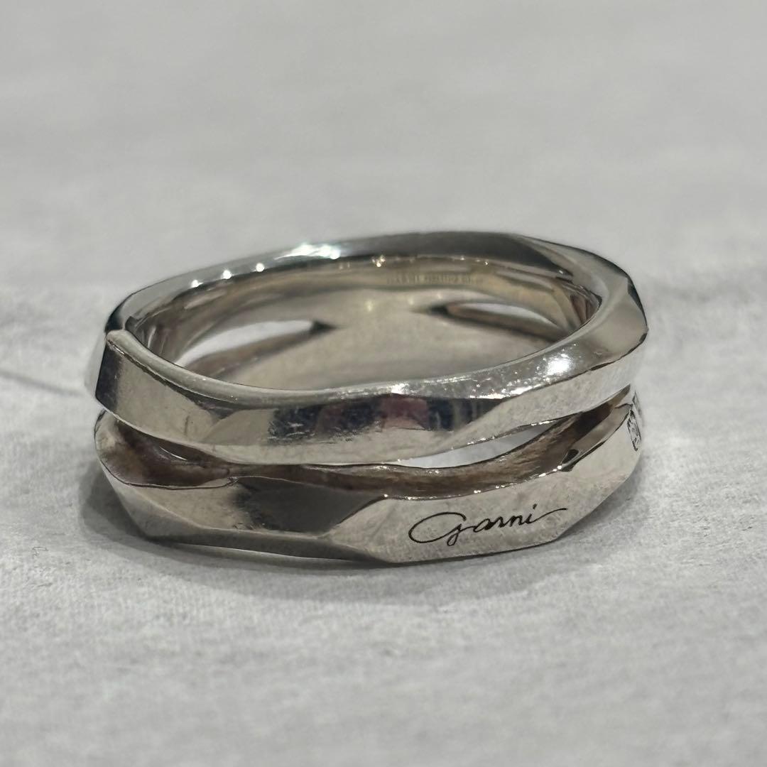 GARNI Crockery Double Ring 17号 リング 美品