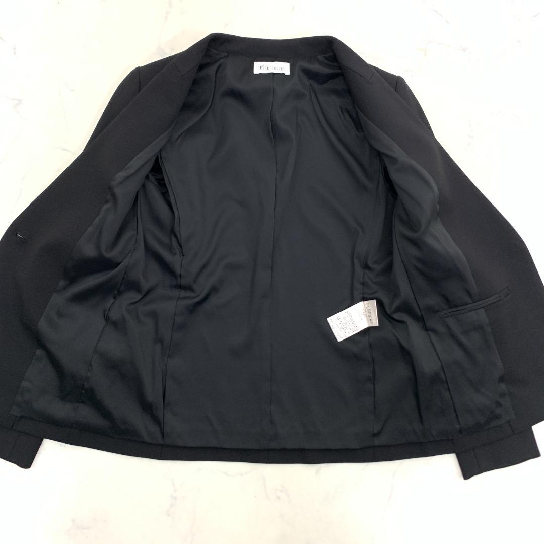 LA5049 PLST プラステ パンツスーツ セットアップ ブラック XS