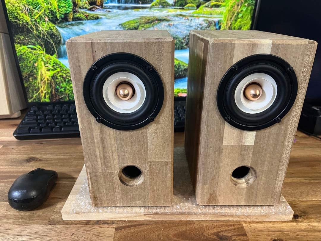 SP001 自作スピーカー 3インチ（新品ユニット）AIYIMA　ブックシェルフ