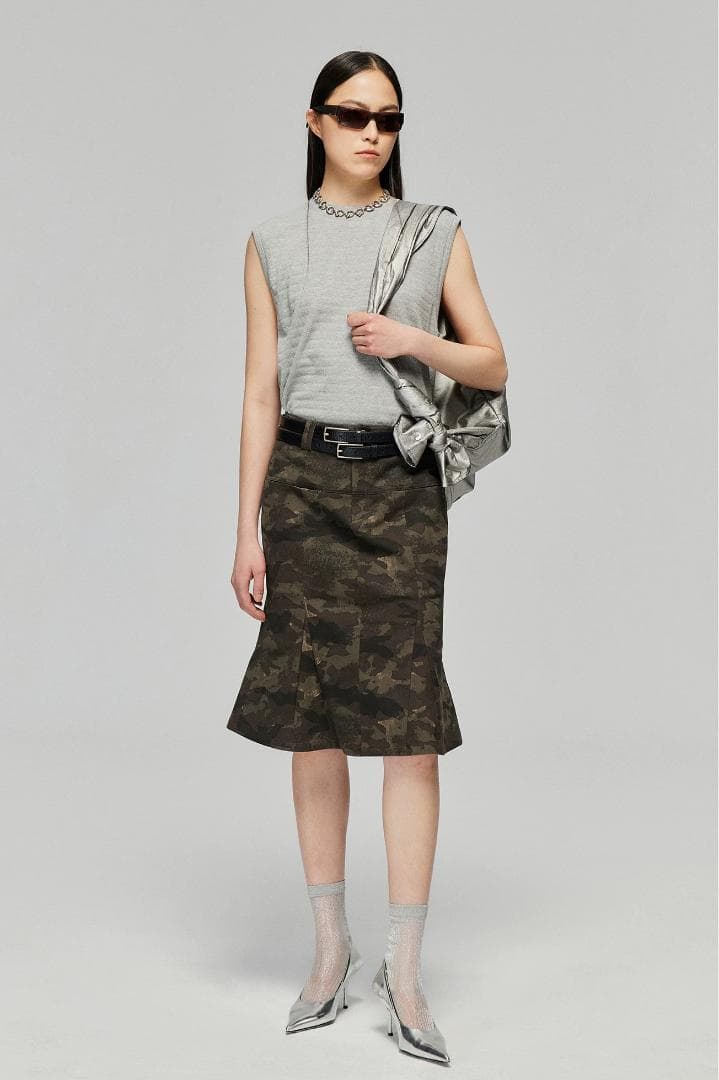 Simple Project プリーツショルダーバッグ オールマッチ 男女兼用