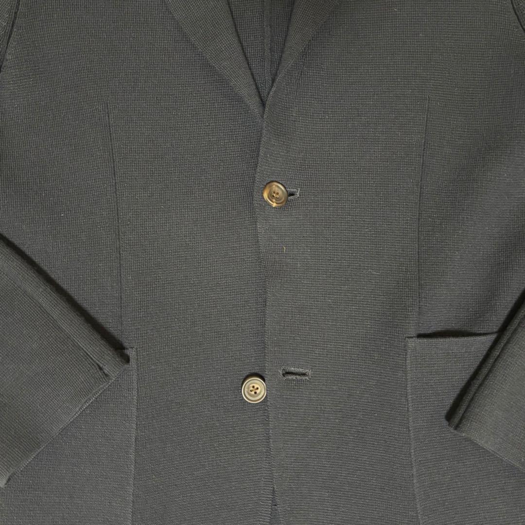 991サルタンウール ニットジャケット ネイビー 48 M相当 定価10.8万