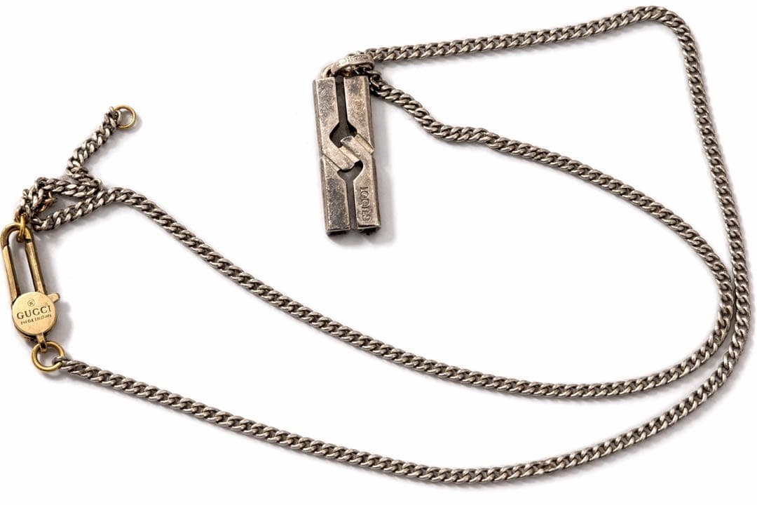 GUCCI シルバー ネックレス 定価10万円