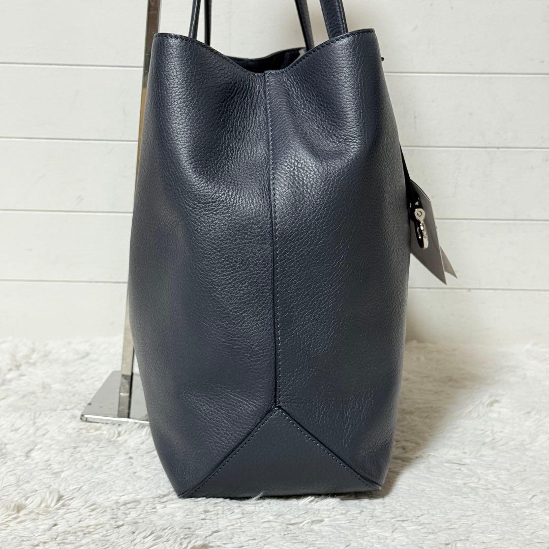 未使用✨FARO ファーロ FABIO MOUSSE トートバッグ ネイビー