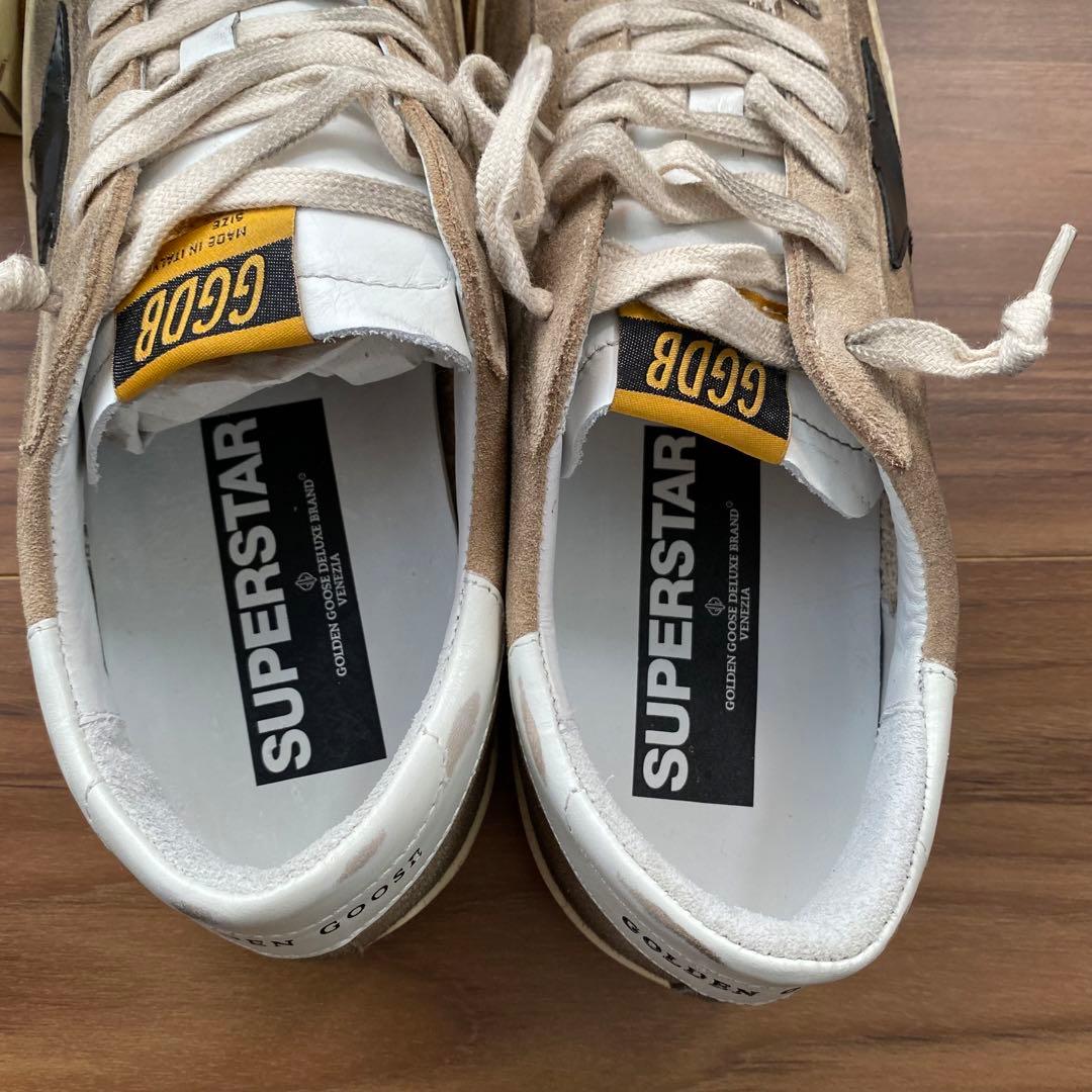 新品　SUPERSTAR GGDB ベージュ スニーカー 箱付き