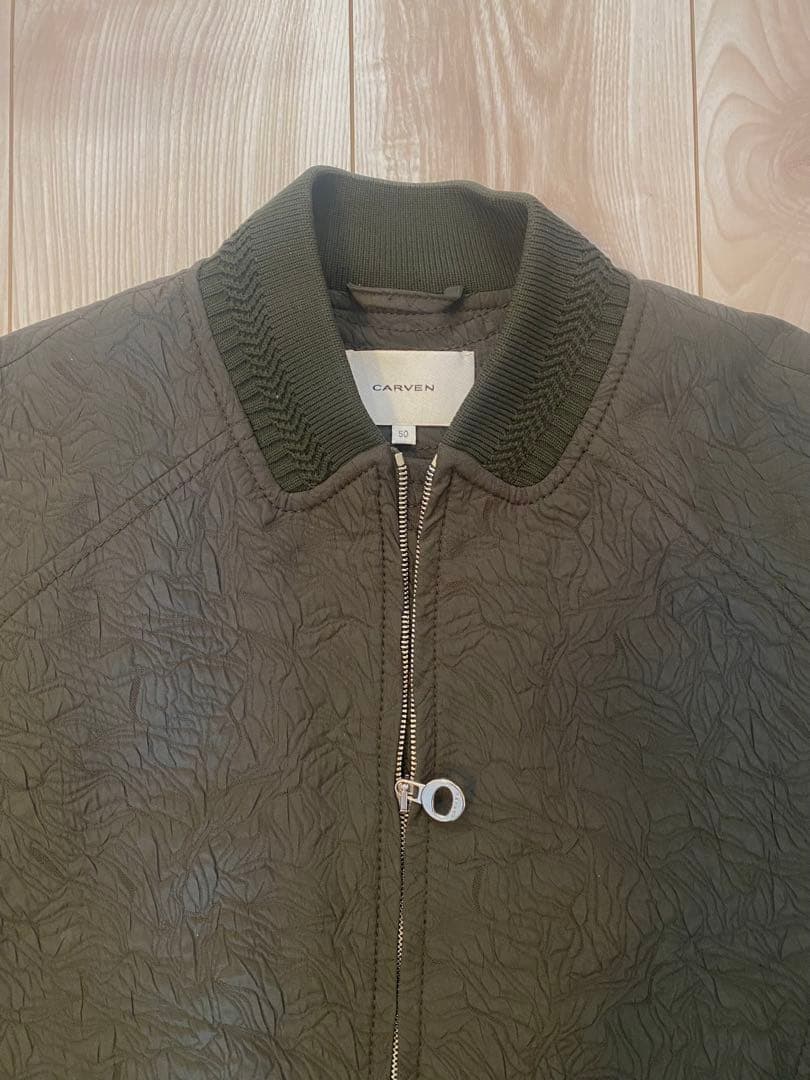 CARVEN シワ加工ボンバージャケット