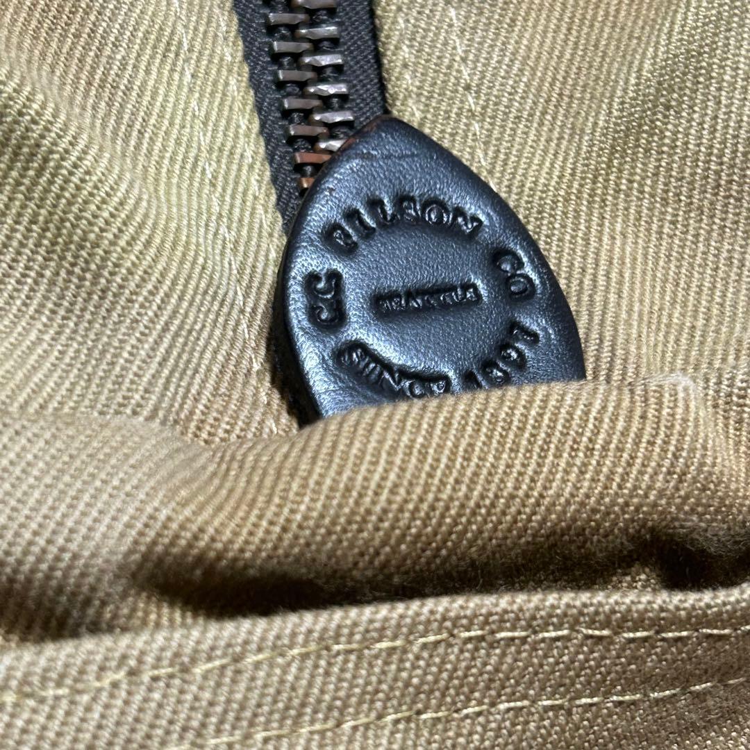 【旧タグ】Filson ラギッドツイル　トートバッグ　ジッパー付　USA製