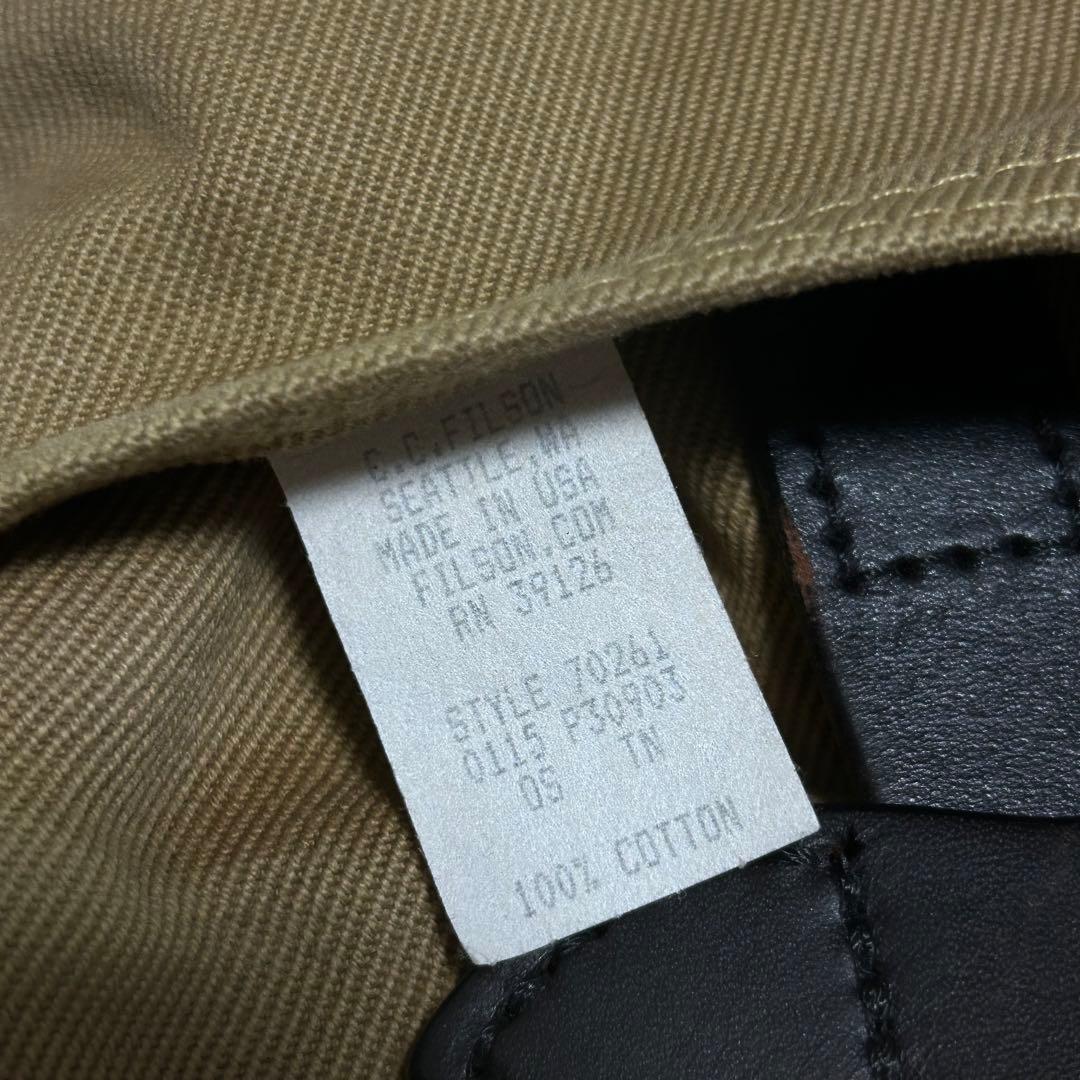 【旧タグ】Filson ラギッドツイル　トートバッグ　ジッパー付　USA製