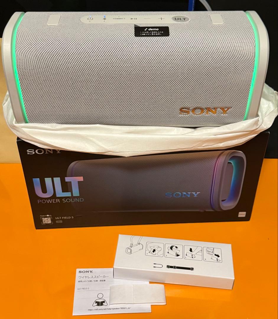 ULT FIELD5 SRS-ULT50 WZ オフホワイト Sony スピーカ