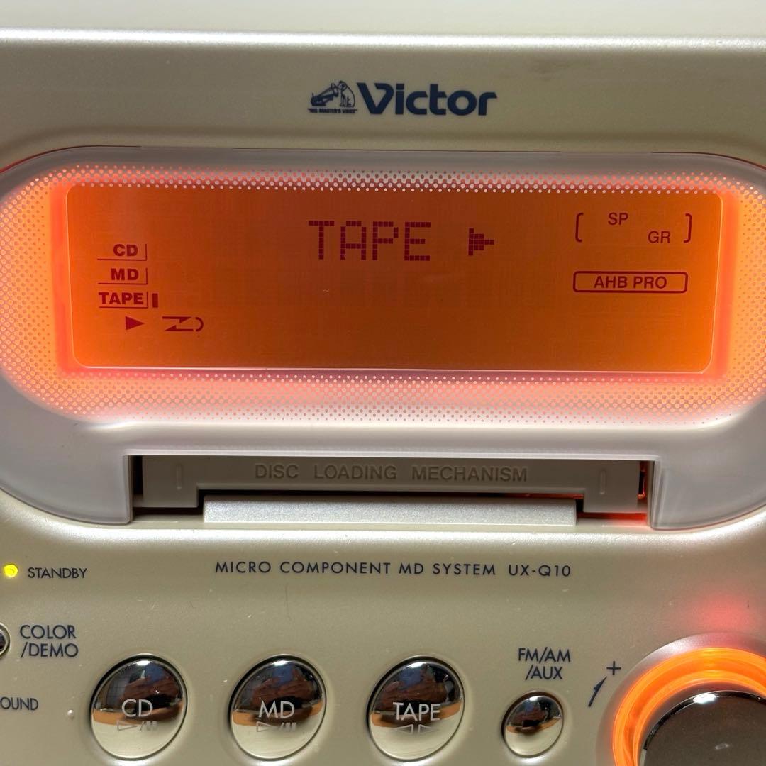 Victor UX-Q10 マイクロコンポーネントMDシステム ビクター