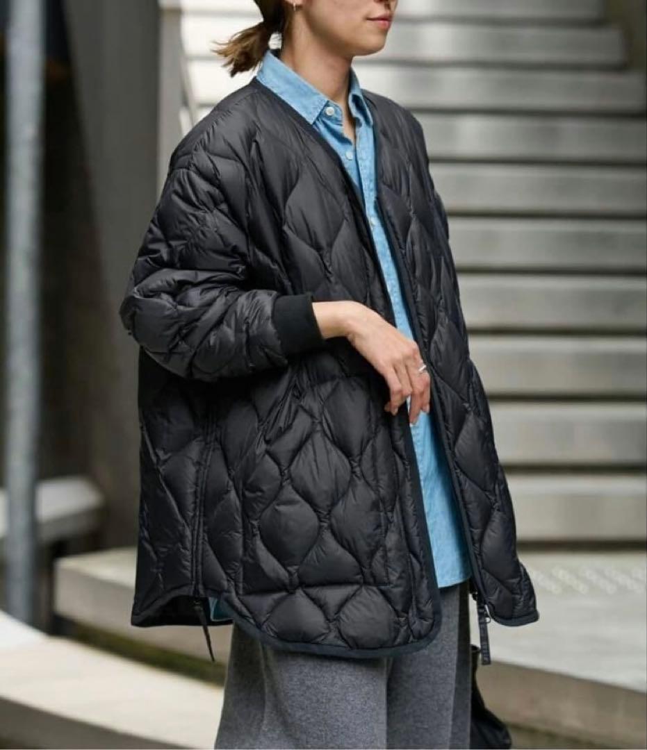 FRAMeWORK×TAION タイオン 別注フードビブス付きブルゾン