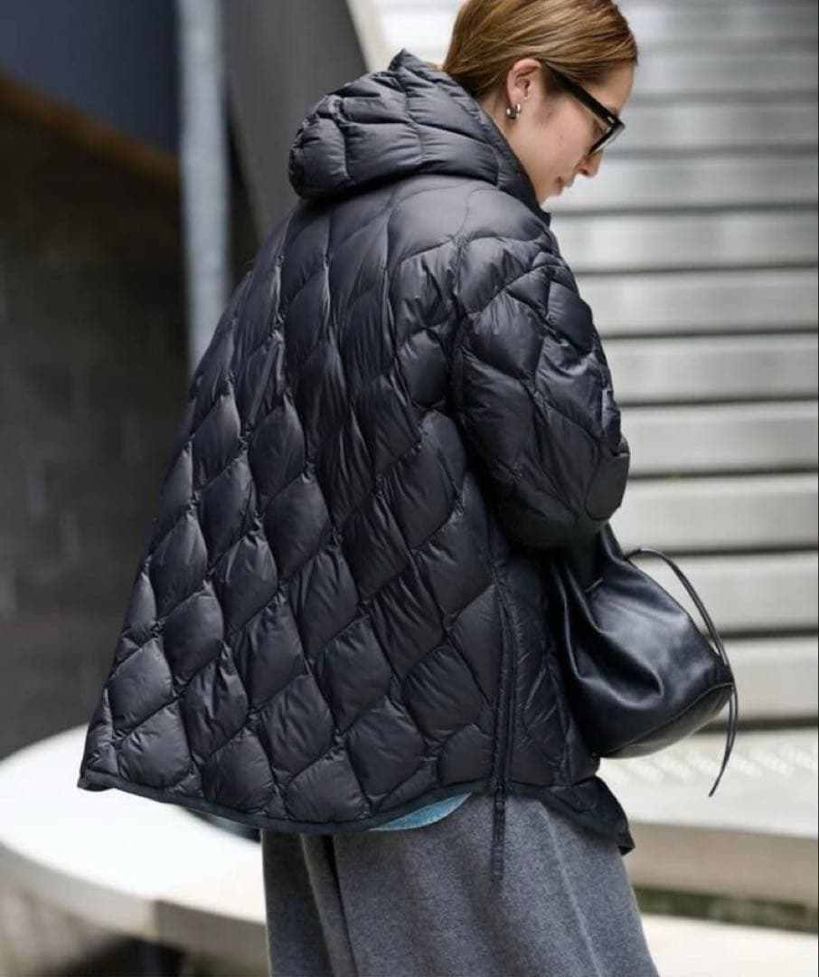 FRAMeWORK×TAION タイオン 別注フードビブス付きブルゾン