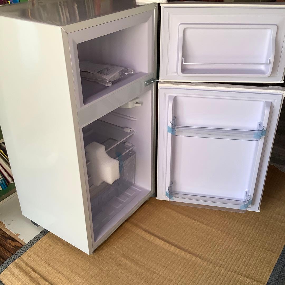 【未使用】2ドア冷蔵庫 冷凍冷蔵庫　90L