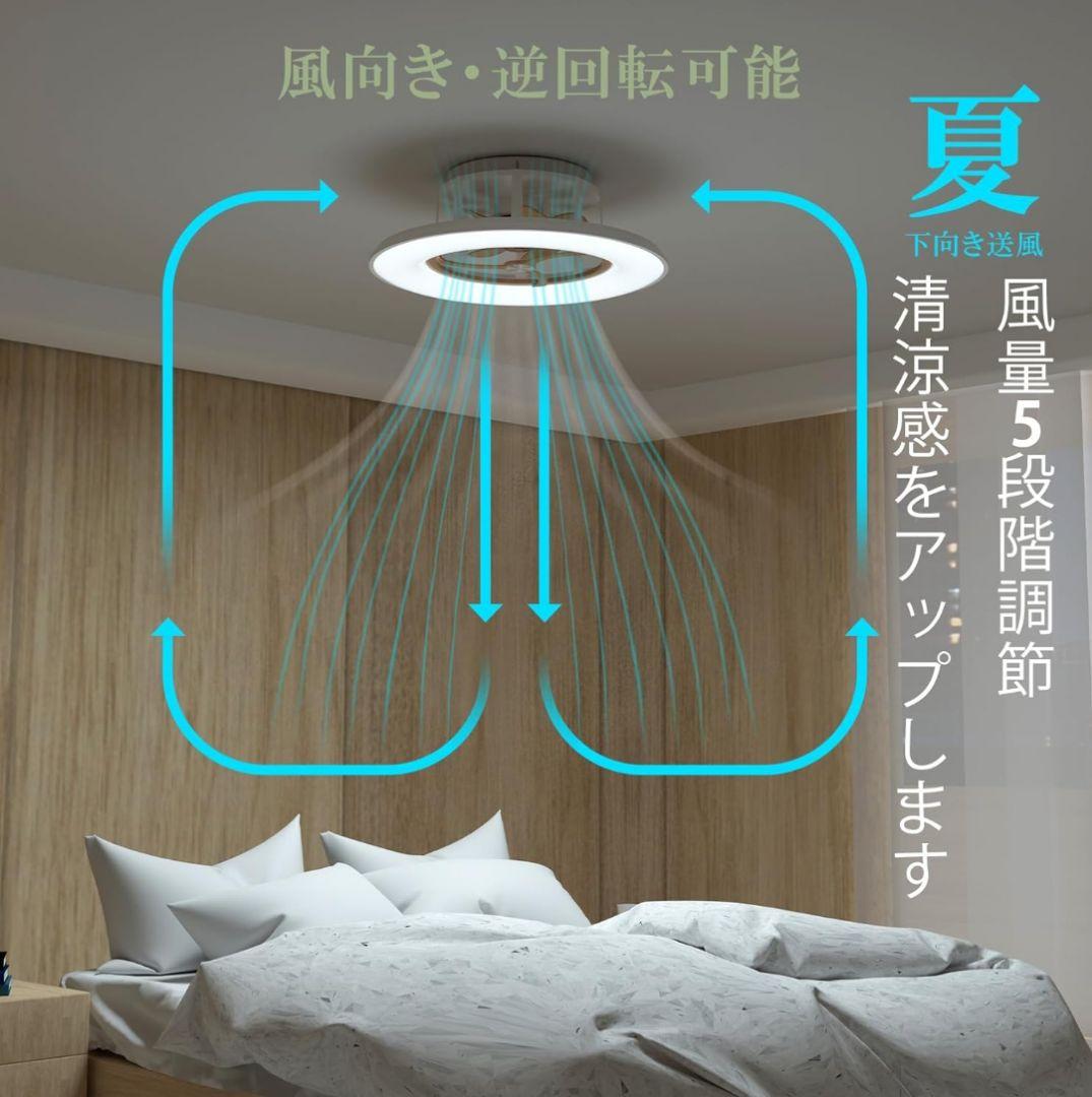 ORALUCE シーリングファンライト 10畳 ファン付 LEDシーリングライト