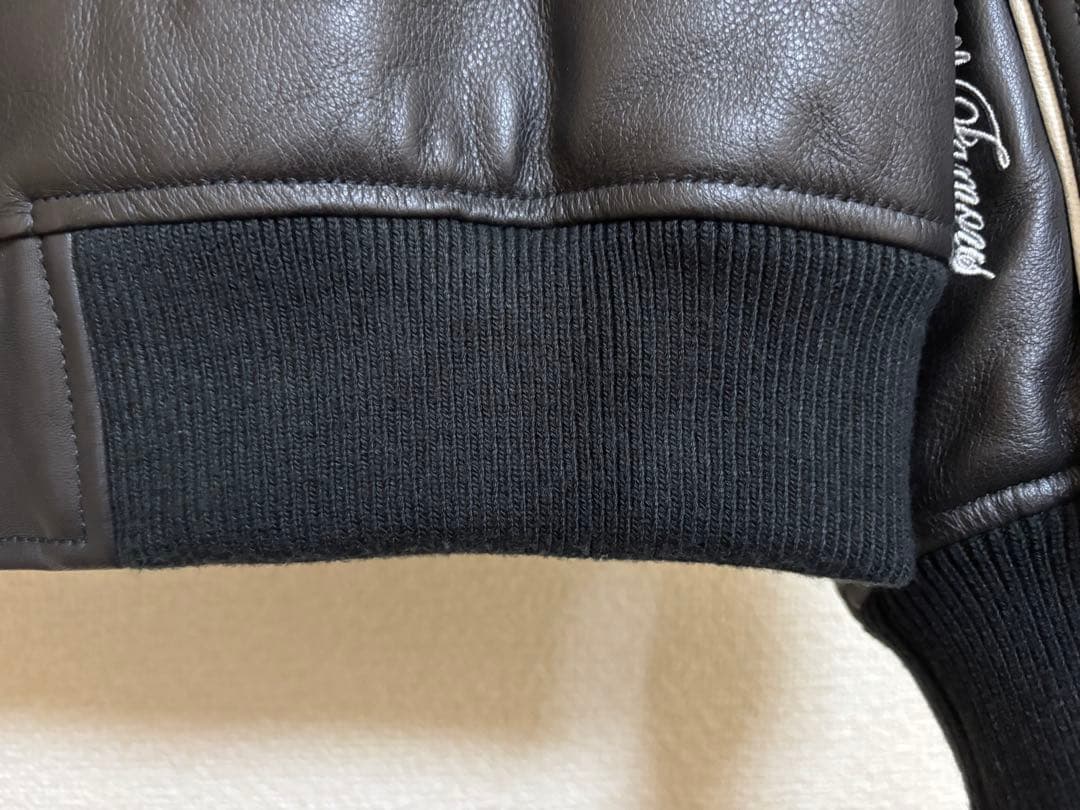 Supreme Nike Leather Varsity Jacket Sサイズ