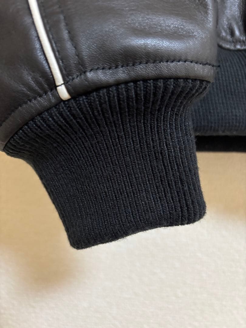 Supreme Nike Leather Varsity Jacket Sサイズ