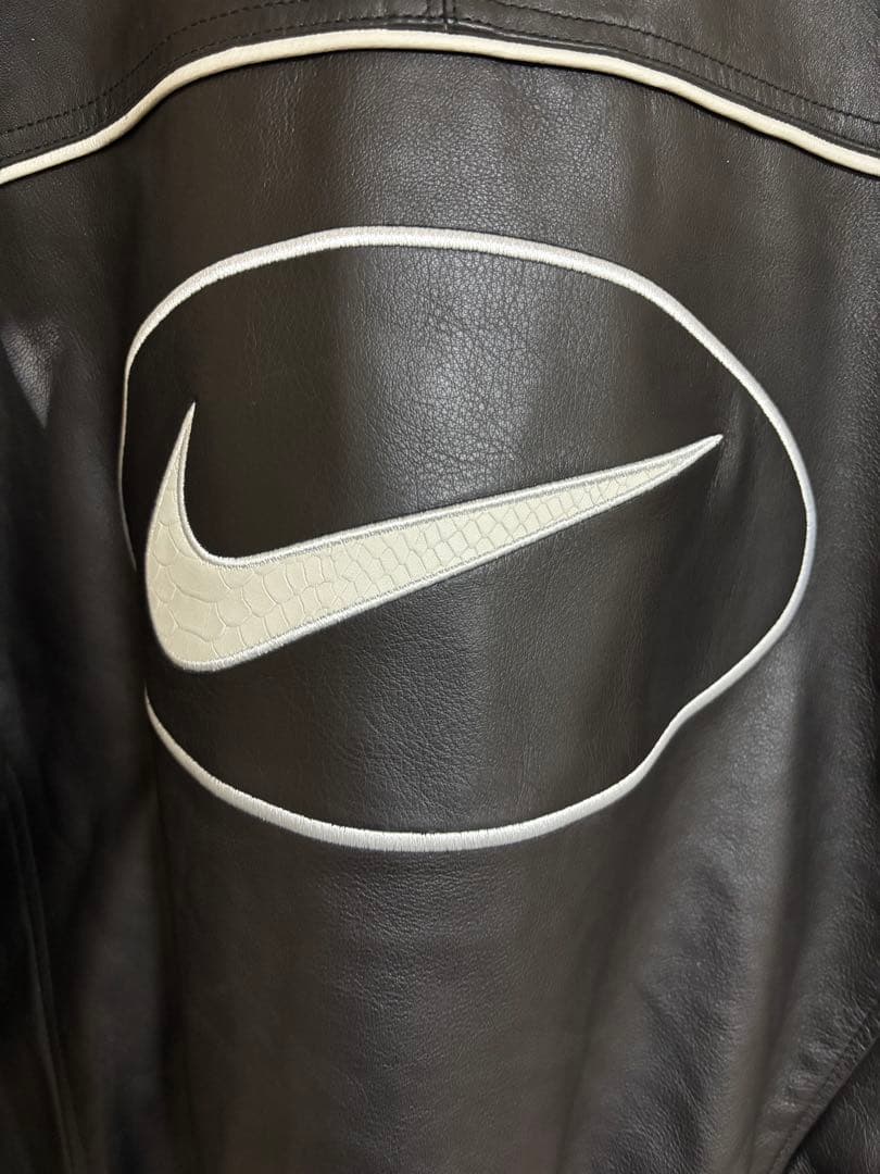 Supreme Nike Leather Varsity Jacket Sサイズ