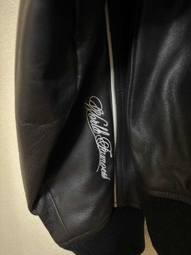 Supreme Nike Leather Varsity Jacket Sサイズ