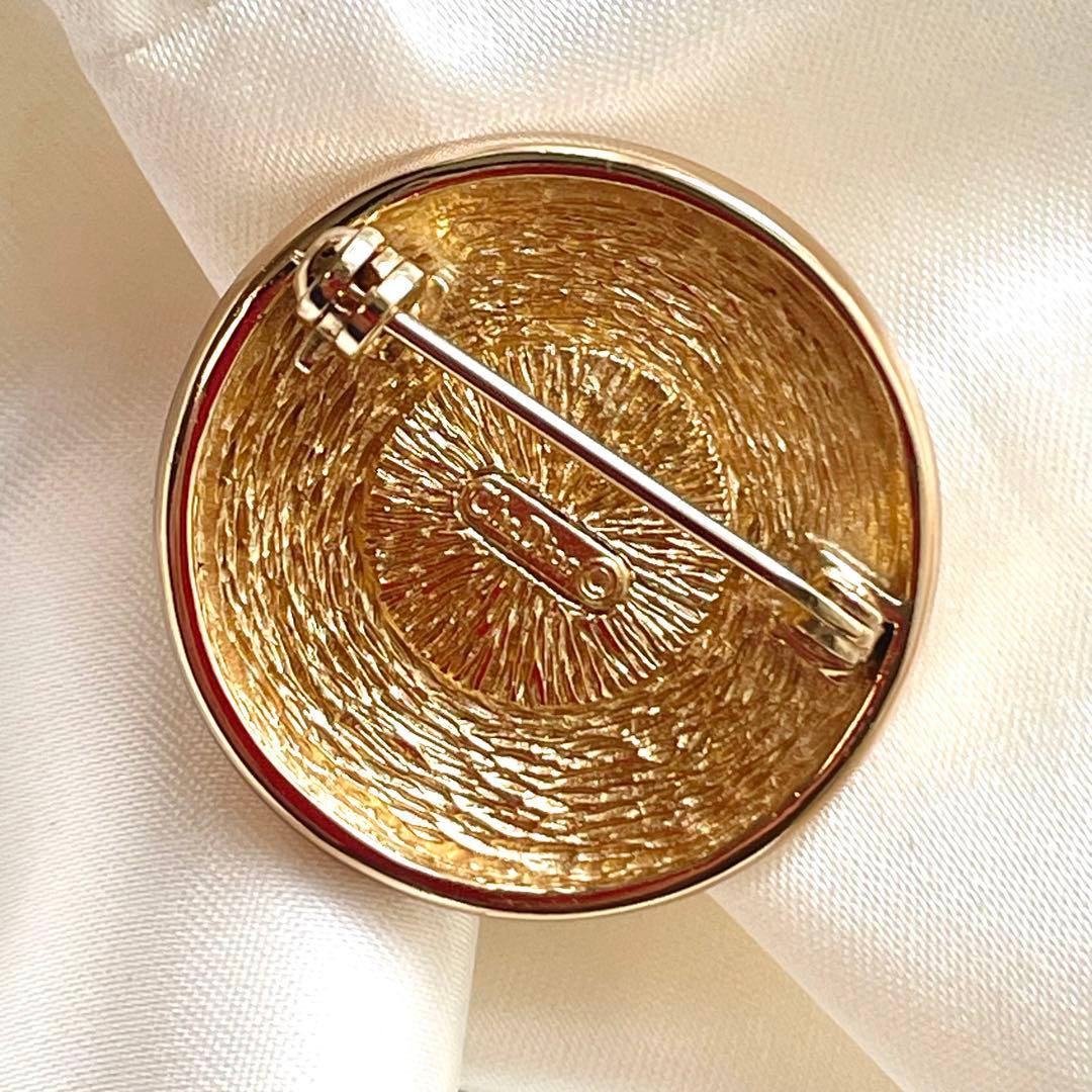 Christian Dior ディオール ブローチ ロゴ パール ヴィンテージ