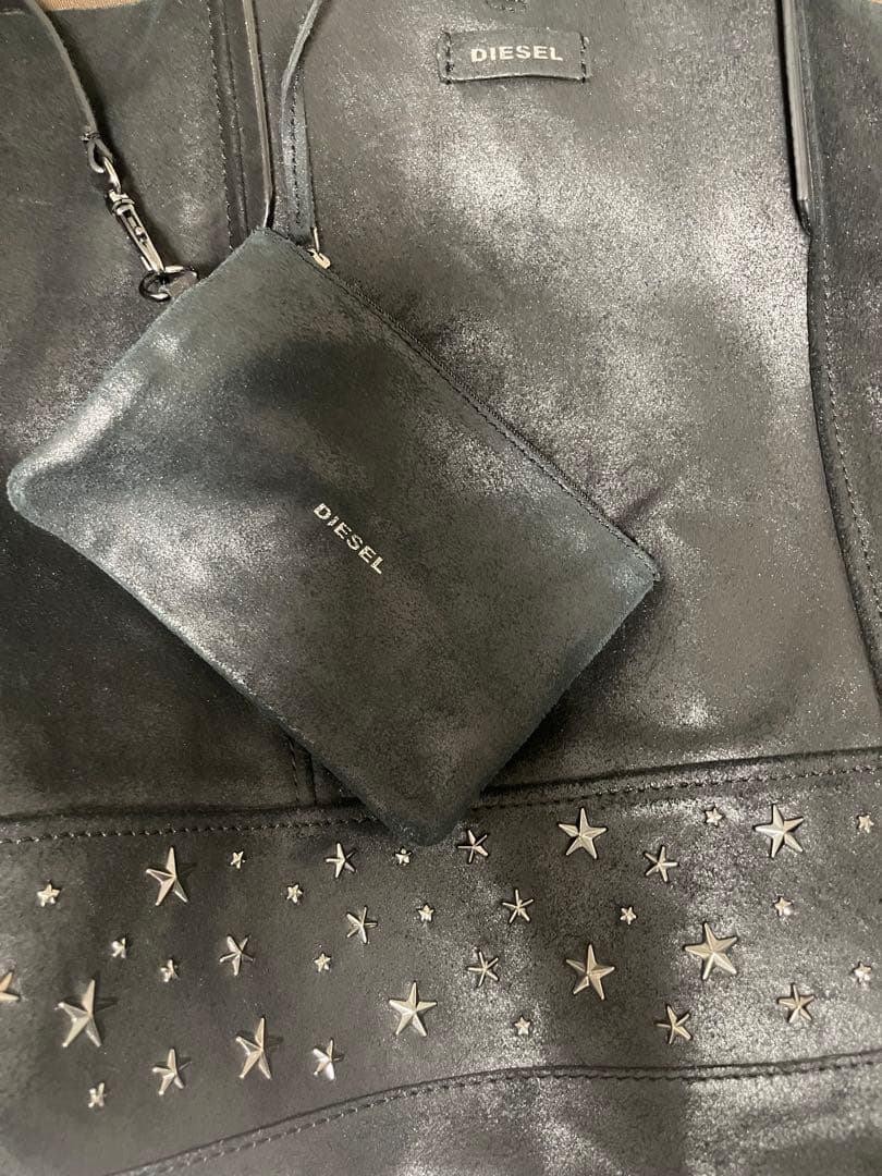 DIESEL ディーゼル スタッズ スエード加工 ショルダーバッグ 美品 y2k