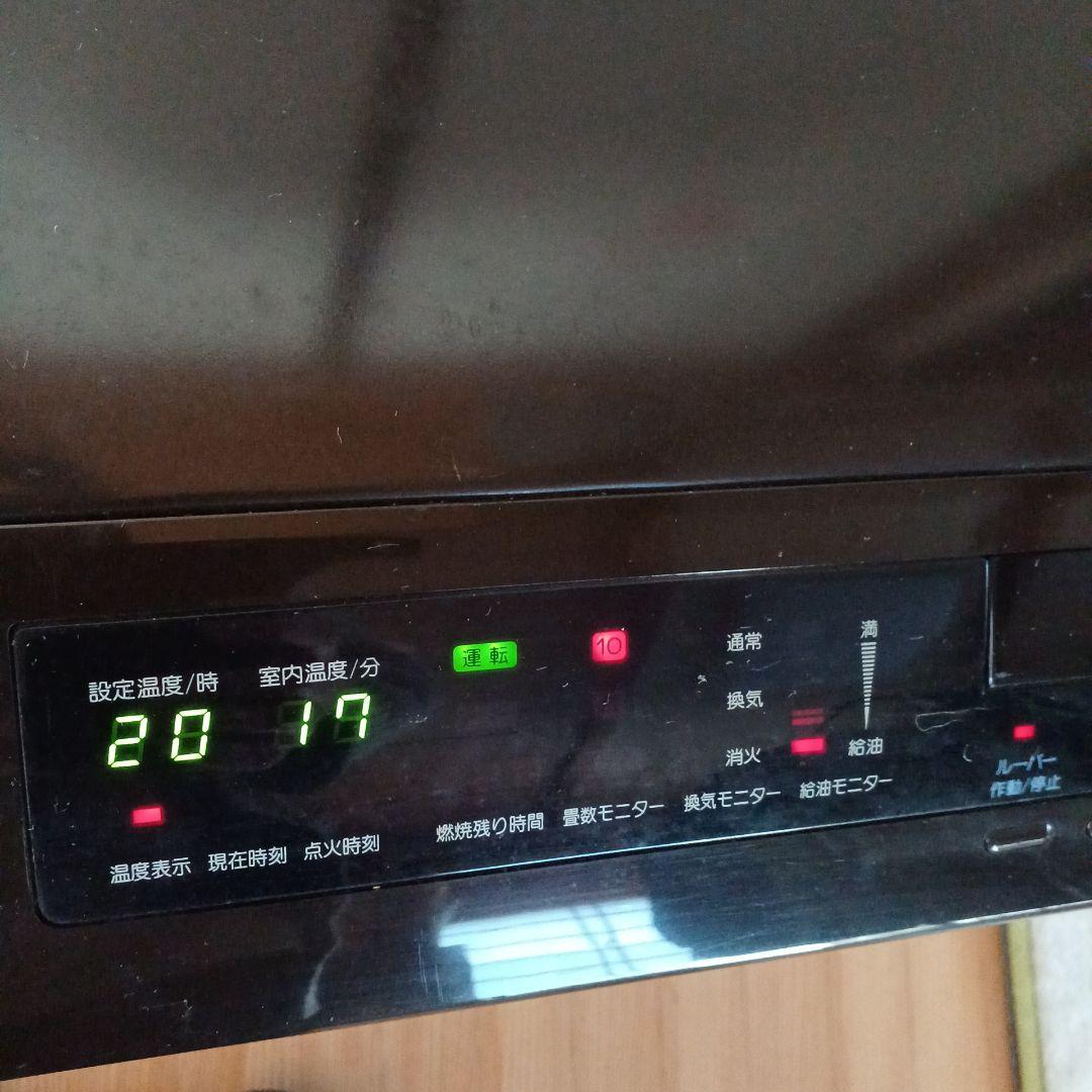 三菱 石油ファンヒーターKD-3409,木目調