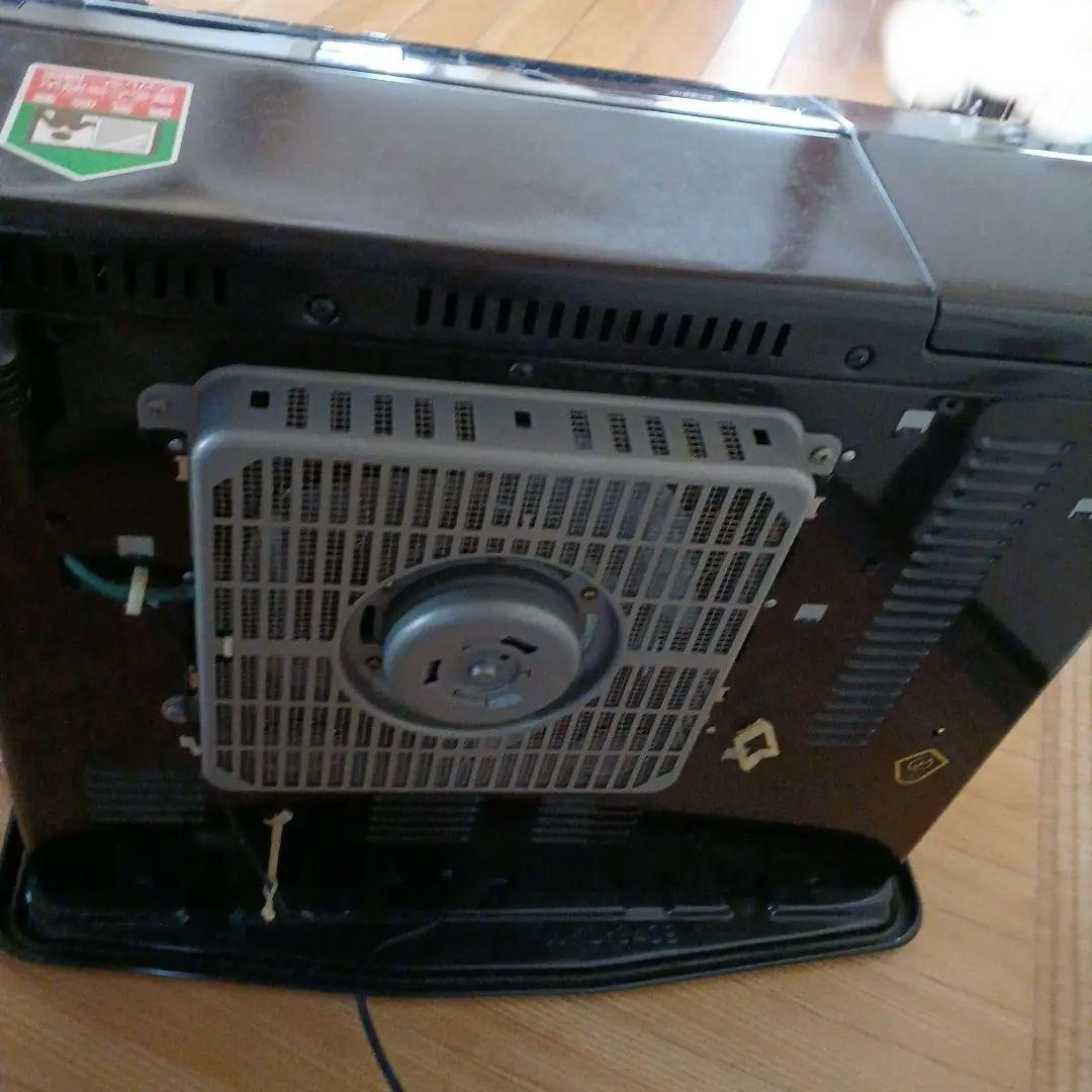 三菱 石油ファンヒーターKD-3409,木目調