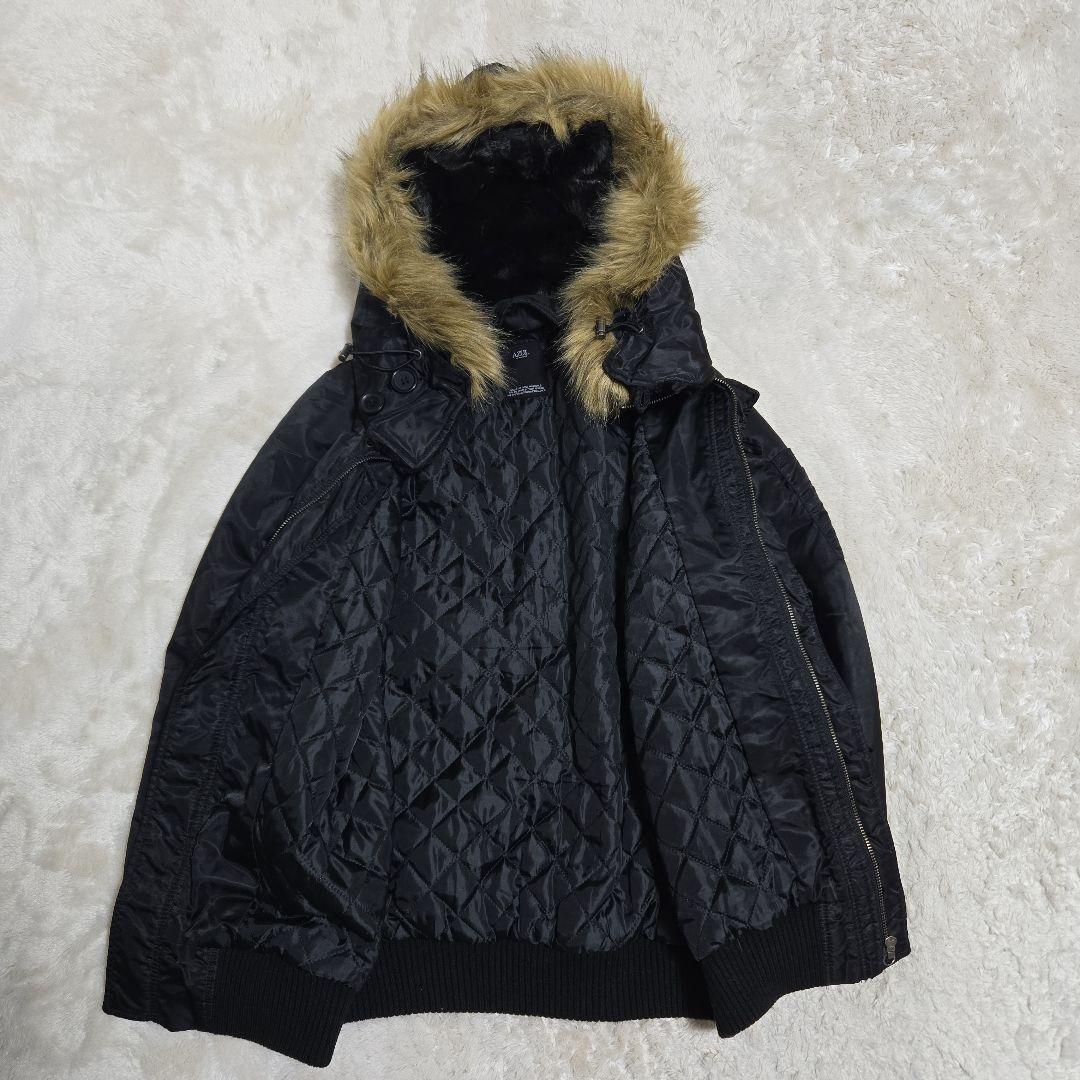 アズール バイ マウジー N-2B フライトジャケット y2k 黒 M