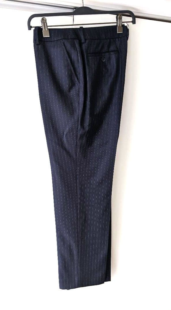 【美品】スーツカンパニー　イタリア　REDA ネイビー ストライプ スーツ XL