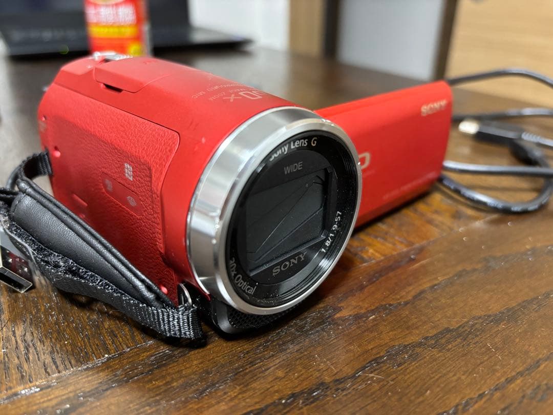 【美品】Sony Handycam HD 赤色 本体