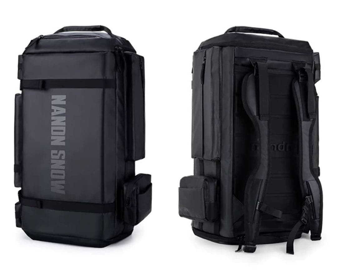 スノーボード 防水リュック ブーツバック 大容量 ブラック