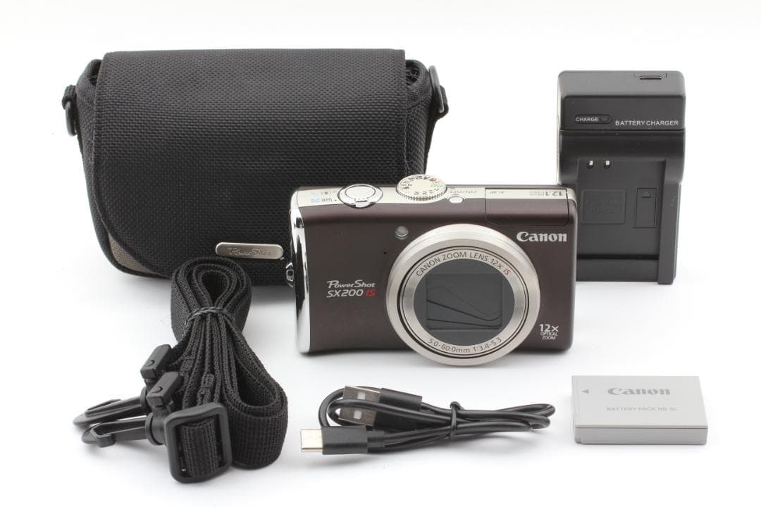 Canon Powershot SX200 IS ブラウン デジタルカメラ
