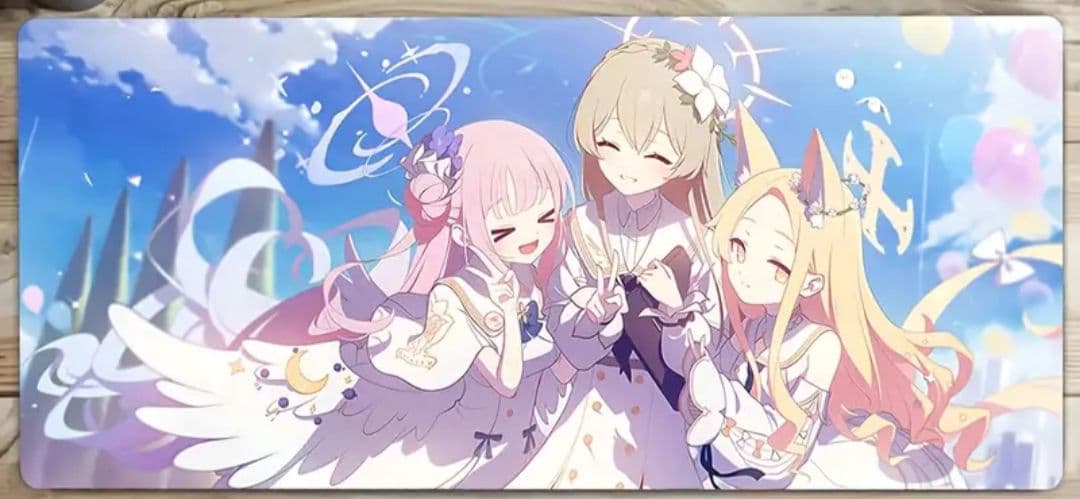 な*た様 ブルーアーカイブ　聖園ミカ 桐藤ナギサ 百合園セイア　プレイマット　デ