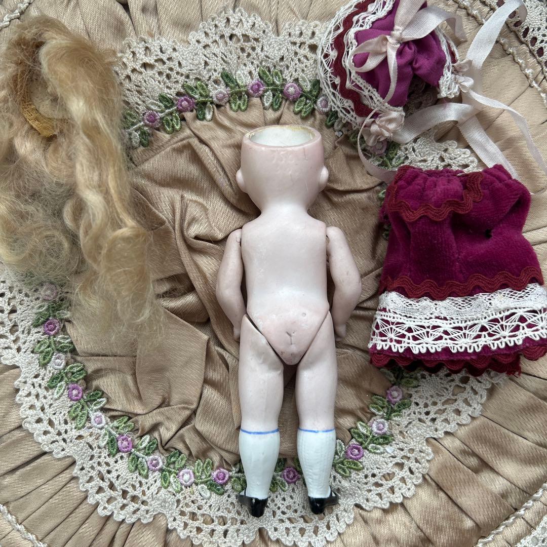 アンティークオールビスク 14センチ