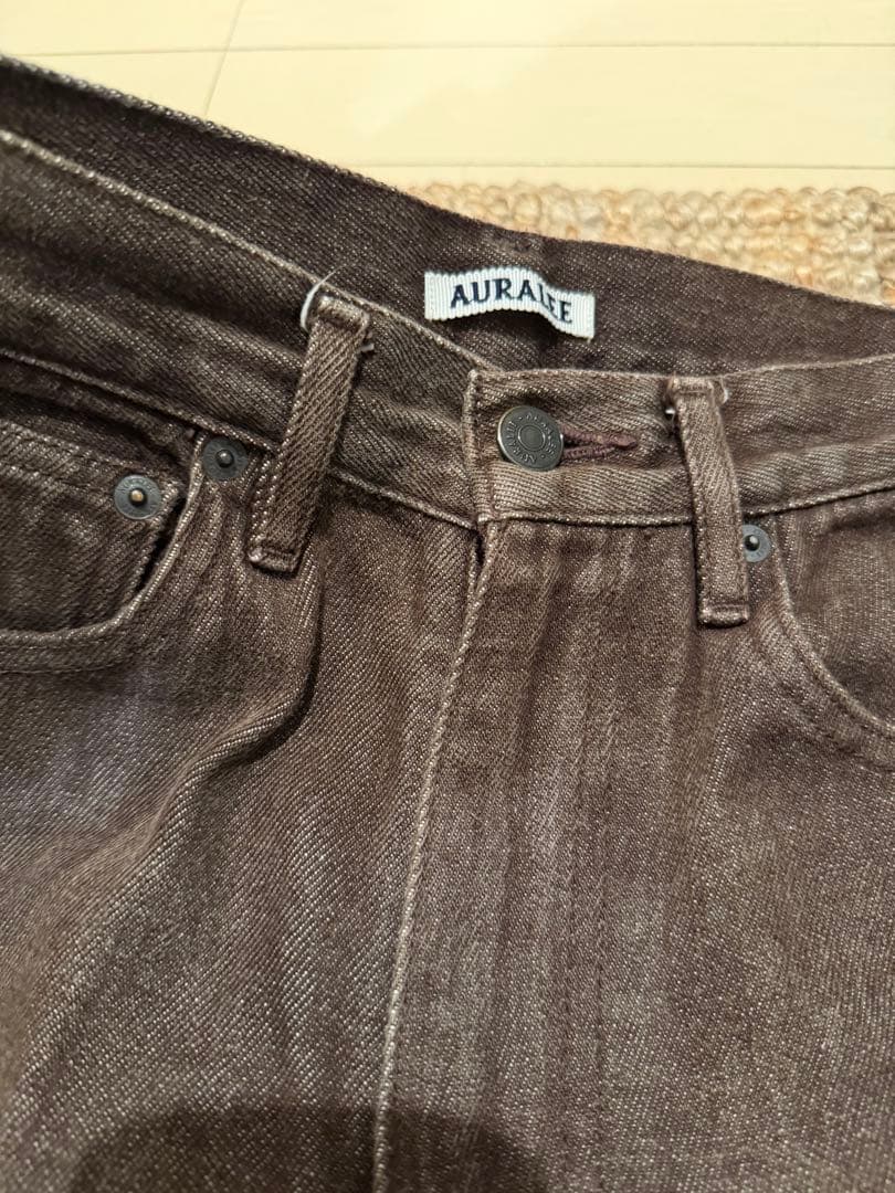 AURALEE オーラリー　24 ハードツイストデニムパンツ