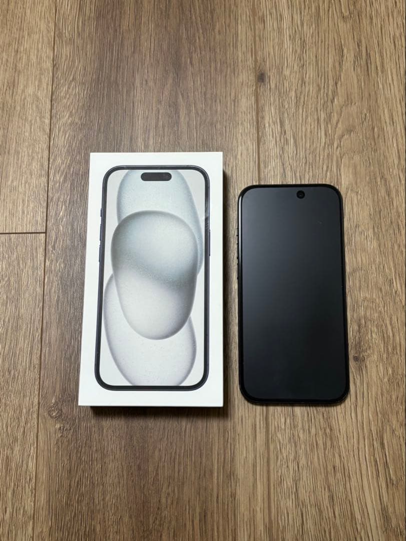 iPhone15 ブラック 本体（箱あり）