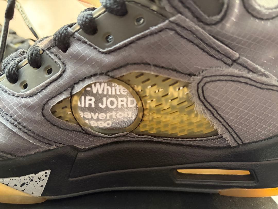 NIKE off-white JORDAN 5 ナイキ　エア　ジョーダン