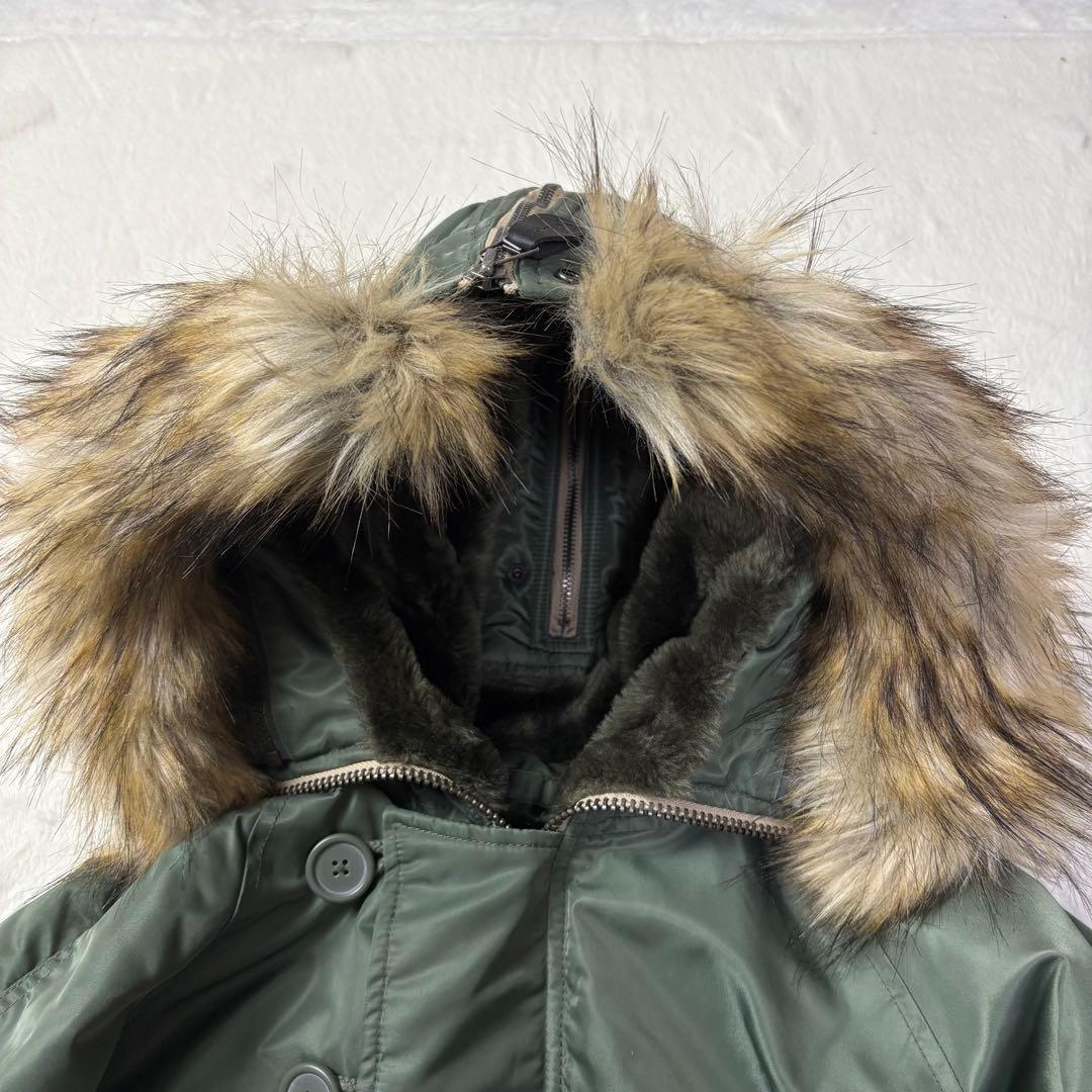 美品 avirex N-2B 短丈 フライトジャケット ファー 取り外し可能